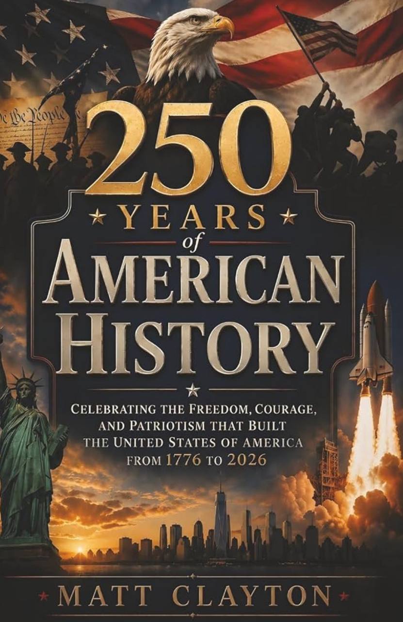 Cover of 250 Years of American History by Matt Clayton